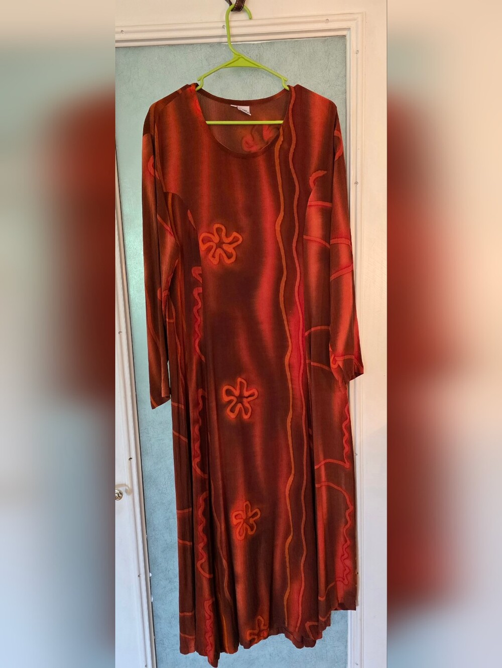 Vintage Long Sleeve Ethnic Creations Dress